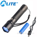 365nm 395nm Licht Ultraviolett USB wiederaufladbare UV -Taschenlampe